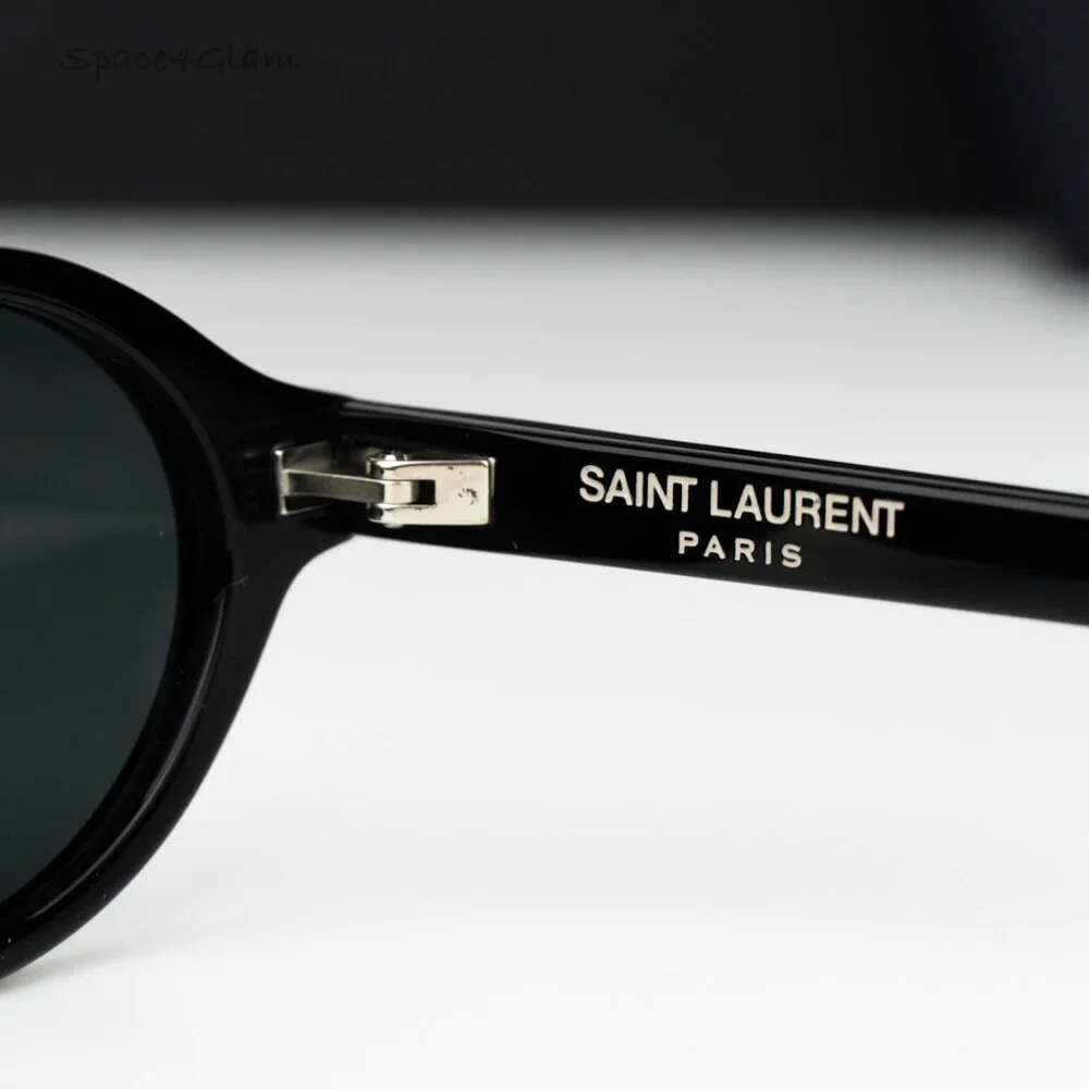 Saint Laurent Men Sunglasses Black Oval SL751 JEANNE 001 BRAND NEW